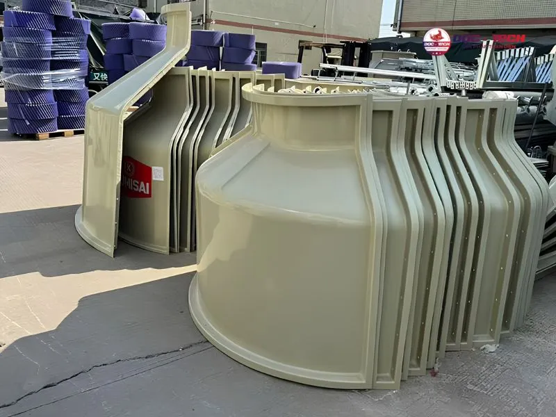 Cấu tạo của tháp giải nhiệt Kumisai KMS 100RT