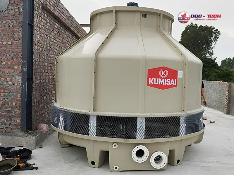 Tháp làm mát KMS 100RT sở hữu công suất giải nhiệt lớn
