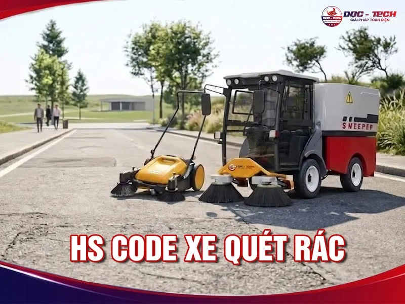 HS Code xe quét rác là bao nhiêu? Tra mã, thuế và thủ tục 2026