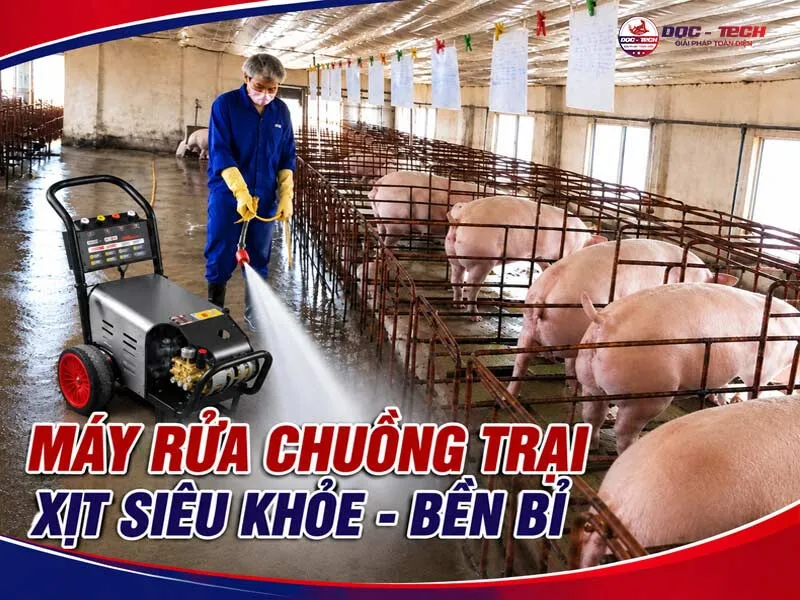 12+ Máy rửa chuồng trại: Bền, Khỏe, Xịt mạnh, Giá ưu đãi
