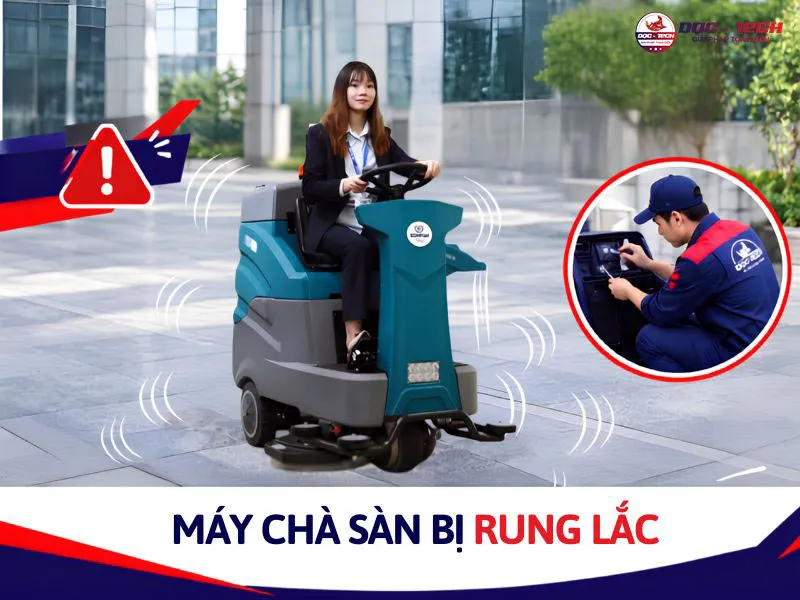 Máy chà sàn bị rung lắc: 8 lỗi thường gặp - cách xử lý