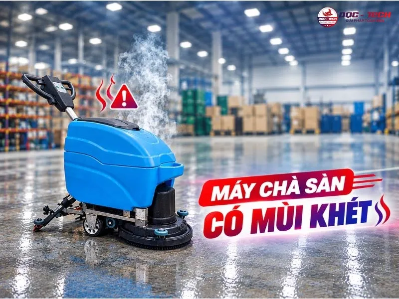 Máy chà sàn có mùi khét nguy hiểm không? 7 cách xử lý