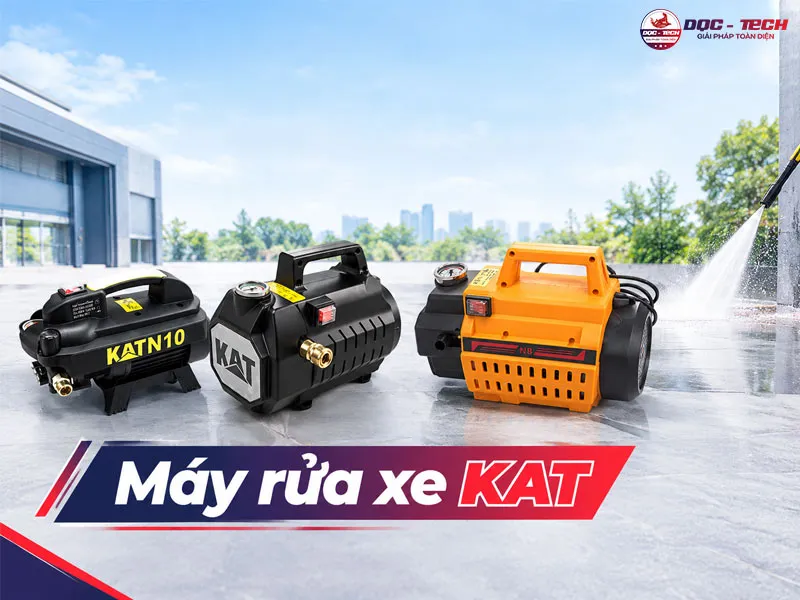 TOP 6+ Máy rửa xe KAT: Gọn nhỏ, Xịt siêu khỏe, Giá tốt