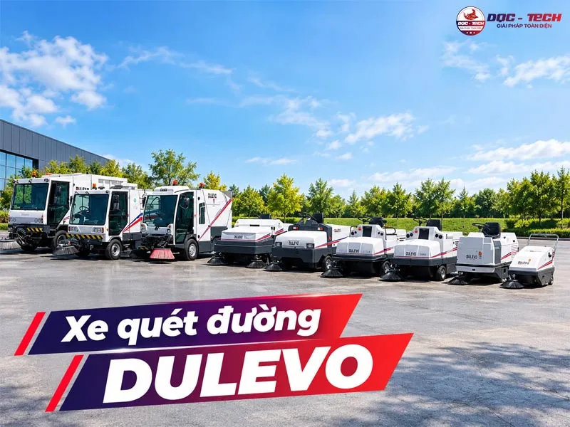 Xe quét đường Dulevo: Công nghệ quét hút vượt trội