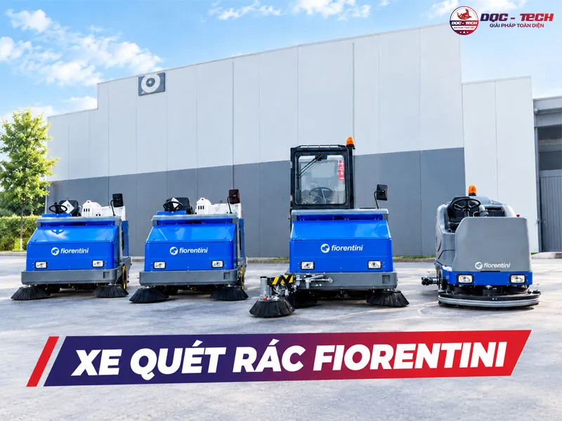 Top 10+ xe quét rác Fiorentini: Quét khỏe, hút sạch