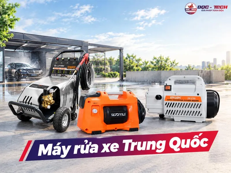 Top 7 Hãng Máy rửa xe Trung Quốc: Chất lượng, Đủ loại