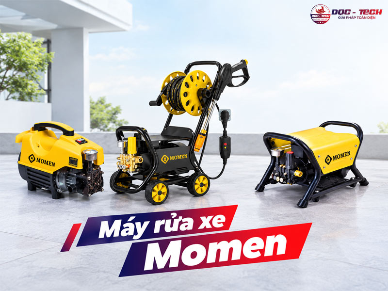 Top 6 Máy rửa xe Momen: Gọn nhỏ - Xịt khỏe - Chất lượng