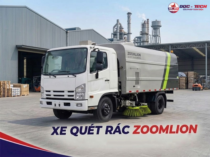 Xe quét rác Zoomlion: Cơ giới hóa vệ sinh đường phố hiện đại