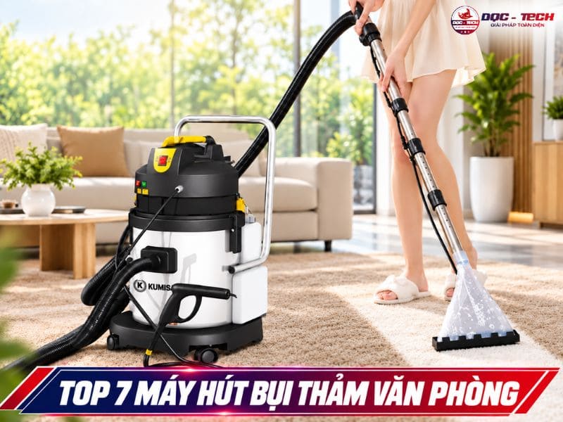 Top 7 máy hút bụi thảm văn phòng hút đỉnh, giá chạm đáy