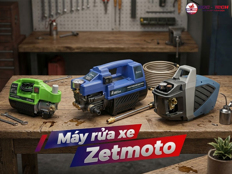 Top 3 Máy rửa xe Zetmoto: Tiết kiệm, Giá rẻ, Siêu bền