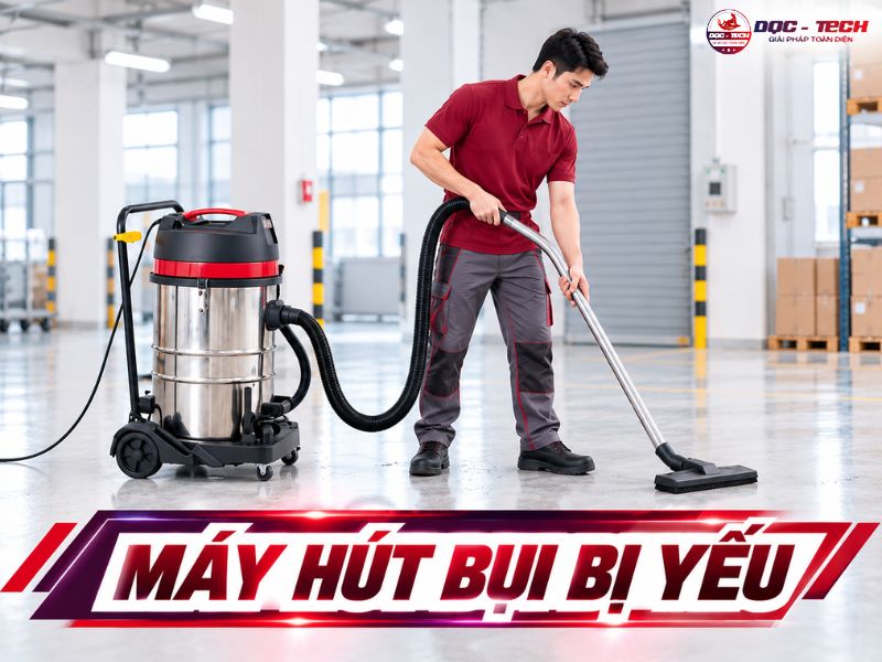 Máy hút bụi bị yếu? 9 nguyên nhân và cách khắc phục