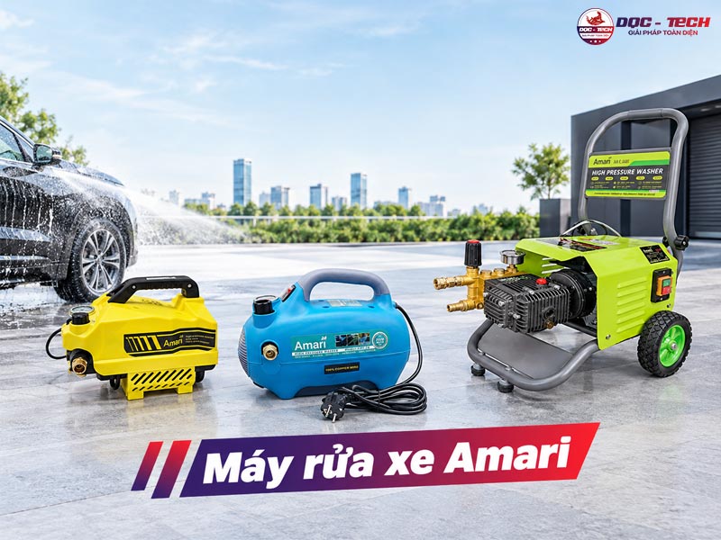 Thumbnail bài viết: TOP 6 Máy rửa xe Amari: Giá rẻ, Làm sạch nhanh, Bán chạy