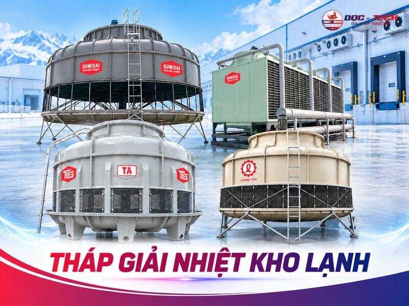 Tháp giải nhiệt kho lạnh loại nào tốt? 4 thương hiệu nên mua