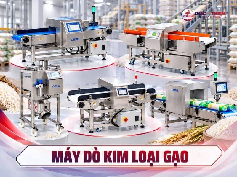 Máy dò kim loại gạo: Cấu tạo, Nguyên lý, Ưu điểm nổi bật