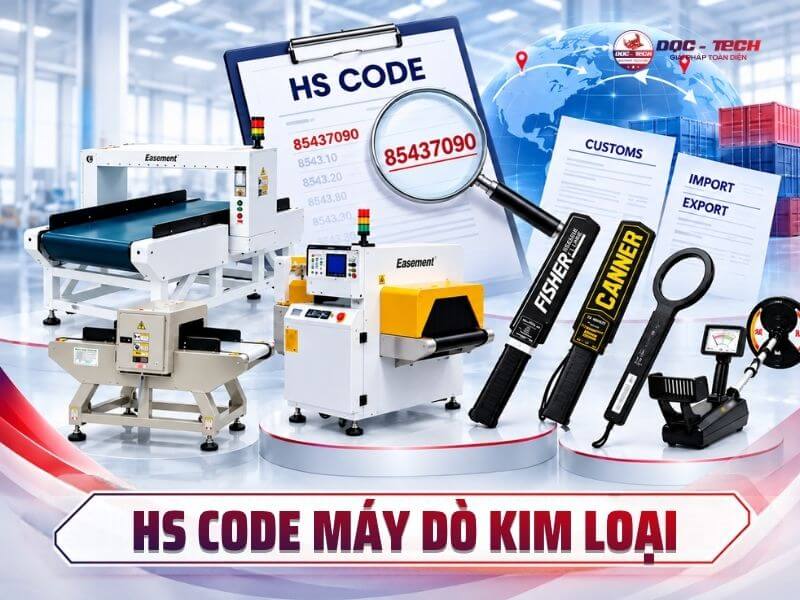 HS Code máy dò kim loại là bao nhiêu? Cách tra và biểu thuế mới nhất