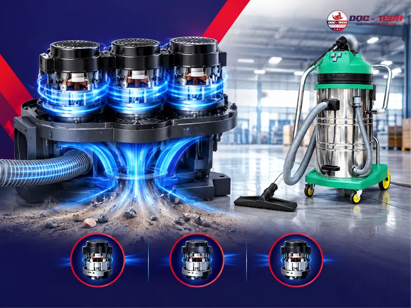 3 motor hoạt động theo từng cấp độ