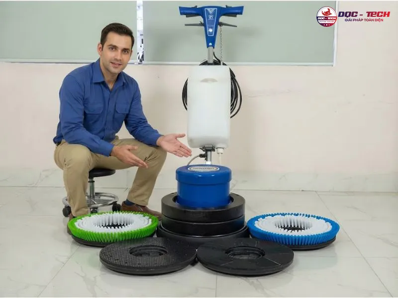 Bàn chải máy chà sàn: cách chọn mua