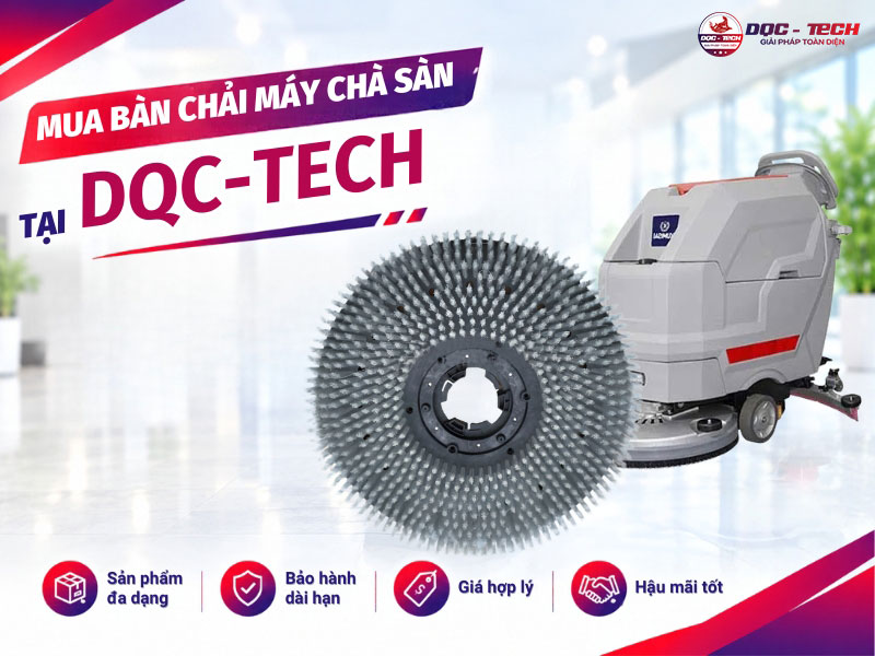 Bàn chải máy chà sàn liên hợp địa chỉ phân phối