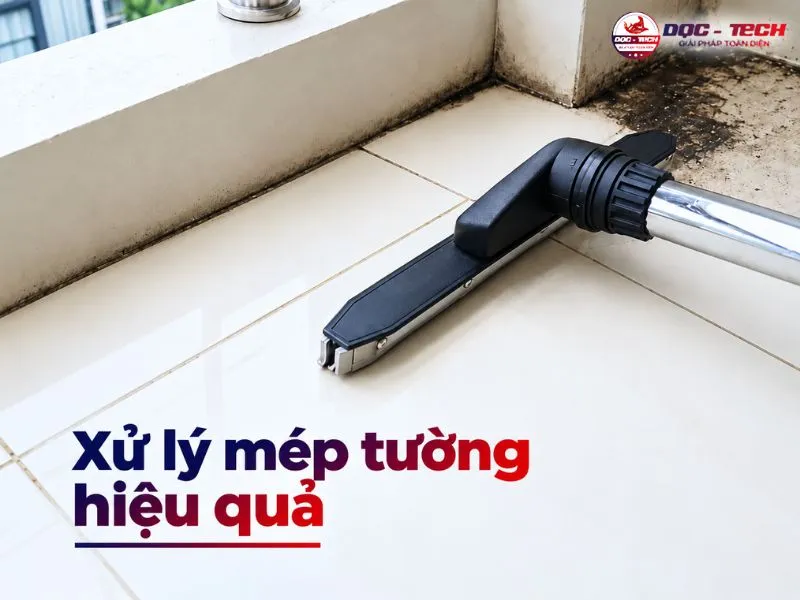 Bàn hút nước máy hút bụi công nghiệp xử lý mép tường hiệu quả