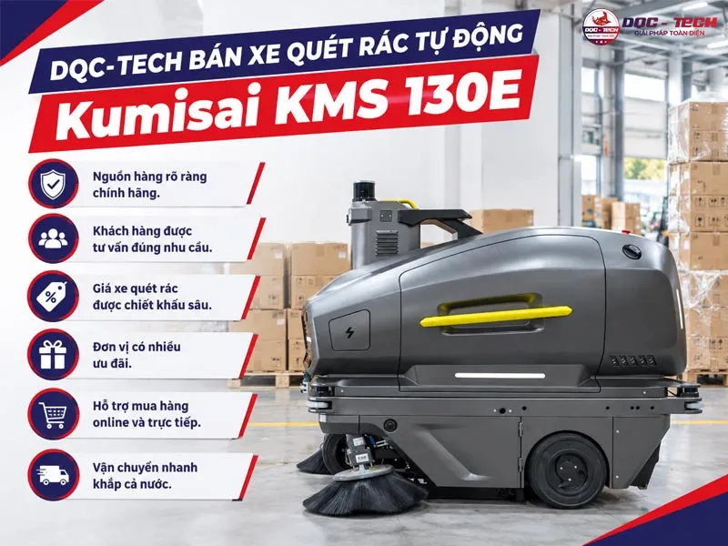 xe quét rác tự động Kumisai KMS 130E