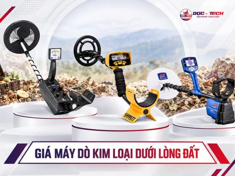 Giá máy dò kim loại dưới lòng đất mới nhất