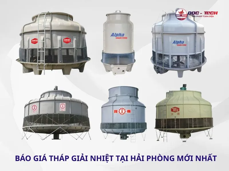 Giá tháp giải nhiệt ở Hải Phòng bao nhiêu