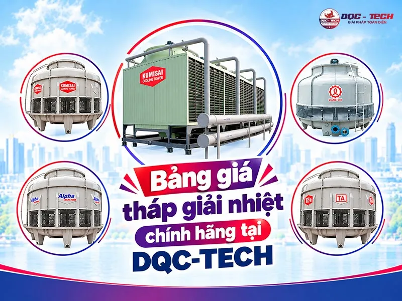 Bảng giá tháp giải nhiệt mới nhất