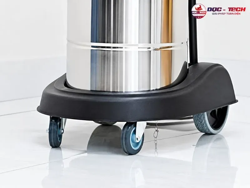 Bánh xe máy hút bụi nhà xưởng thiết kế chắc chắn