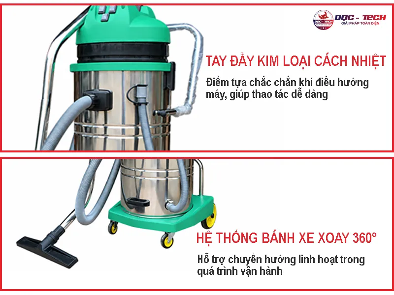 bánh xe và xe đẩy giúp làm giảm sức lực