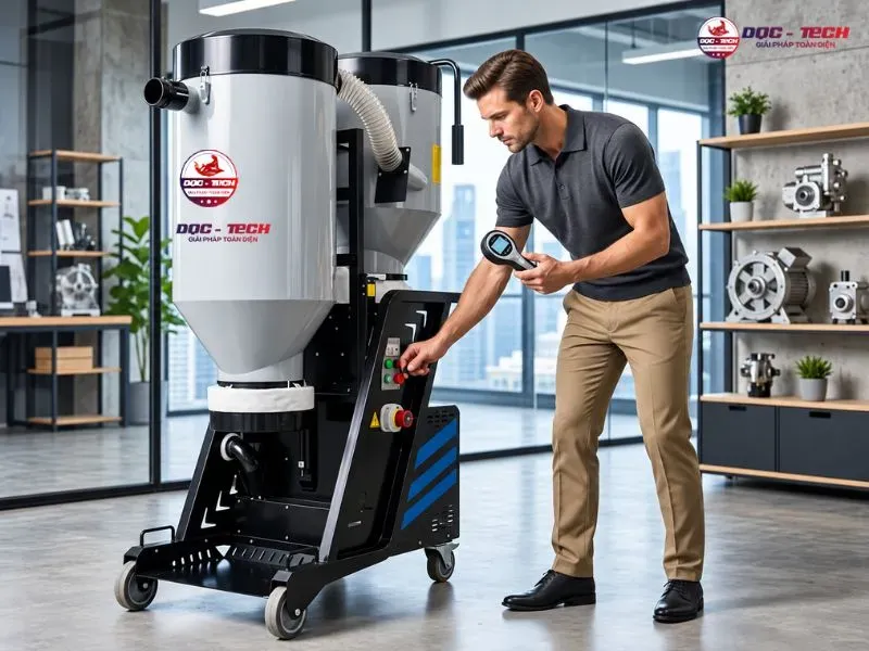 Bảo dưỡng máy hút bụi công nghiệp theo hướng dẫn từ nhà sản xuất