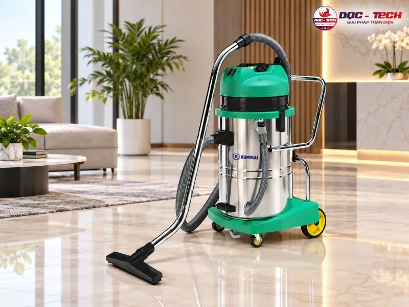 Bảo quản thiết bị hút bụi Kumisai KMS60-2Q nơi khô thoáng