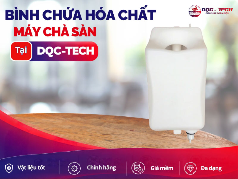Bình đựng hóa chất máy chà sàn: nơi bán