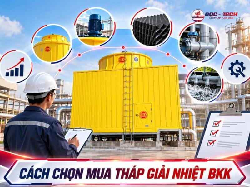 Cách chọn mua tháp giải nhiệt BKK phù hợp nhất