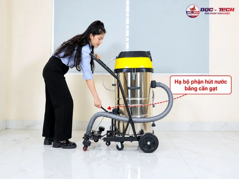 Điều chỉnh bộ phận hút nước của thiết bị