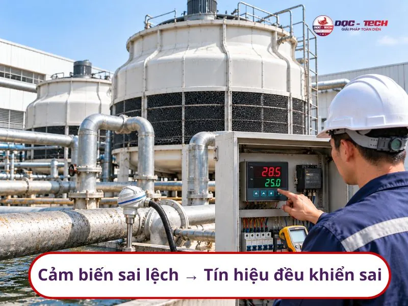 Hệ thống điều khiển bắt sai tín hiệu