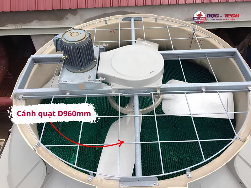 Cánh quạt và động cơ tháp giải nhiệt Alpha 40RT