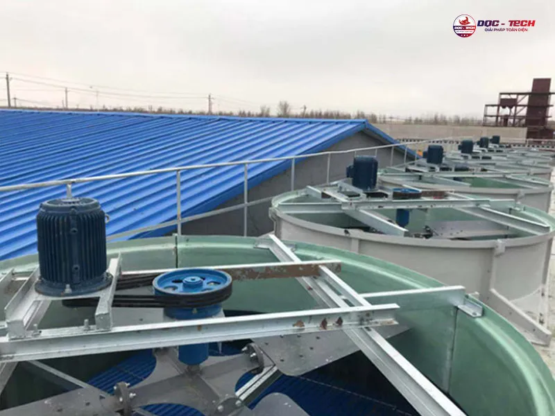 Hệ thống quạt mạnh, tối ưu quá trình trao đổi nhiệt