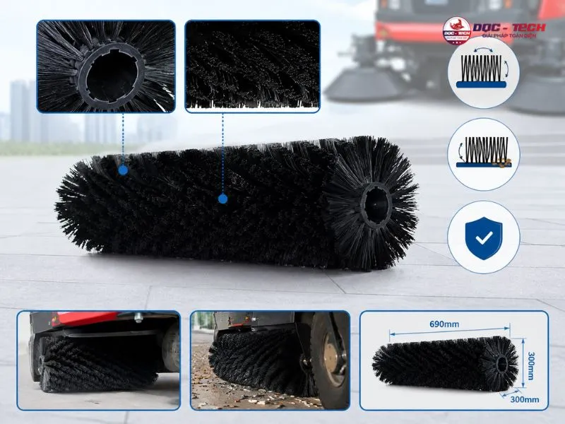 cấu tạo của chổi quét Kumisai KMS 1800E