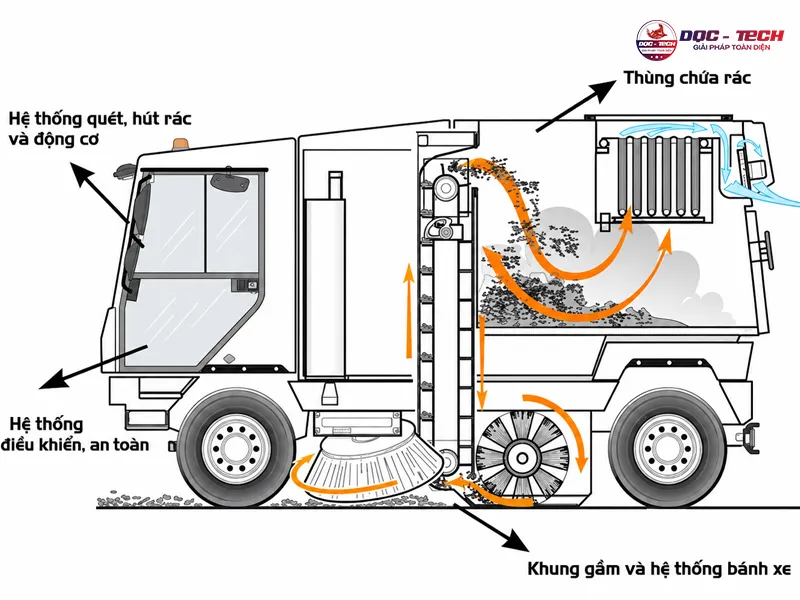 cau-tao-cua-xe-quet-duong-kumisai.jpg hình ảnh cấu tạo của xe quét đường kumisai