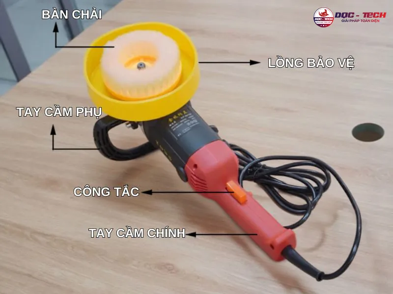 Cấu tạo máy chà sàn Kumisai KMS 1500