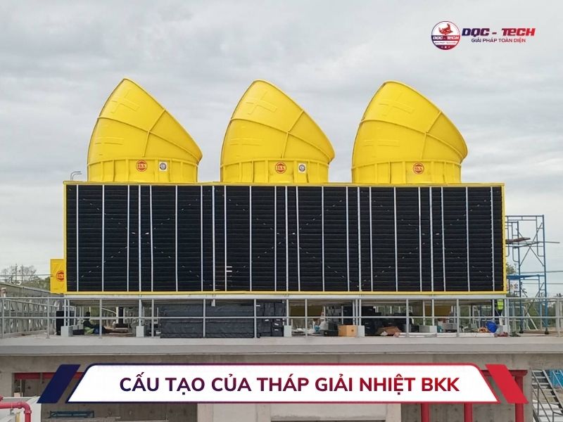 Cấu tạo tháp giải nhiệt BKK gồm những bộ phận nào