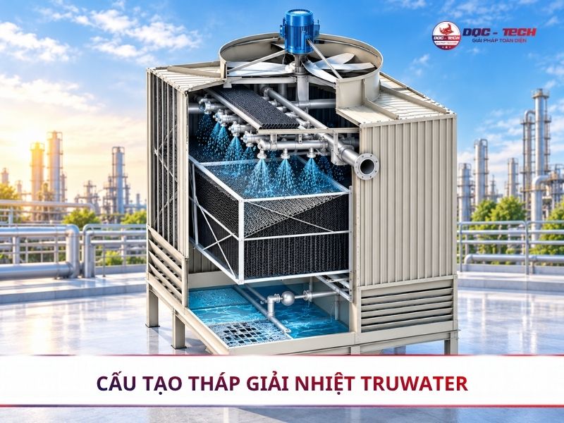 Cấu tạo tháp làm mát Truwater