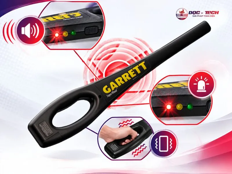 Những chế độ cảnh báo trên máy rà kim loại Garrett 1165800