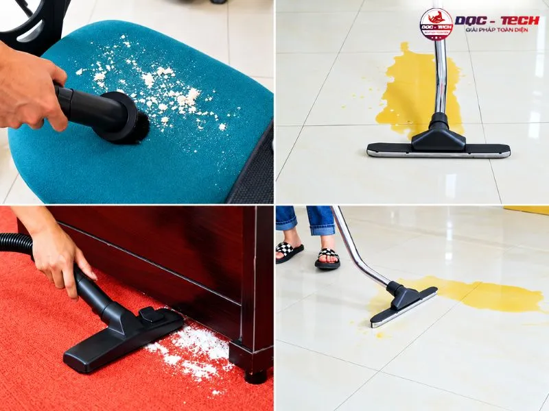 Chọn thiết bị hút bụi công nghiệp theo chất bẩn cần hút