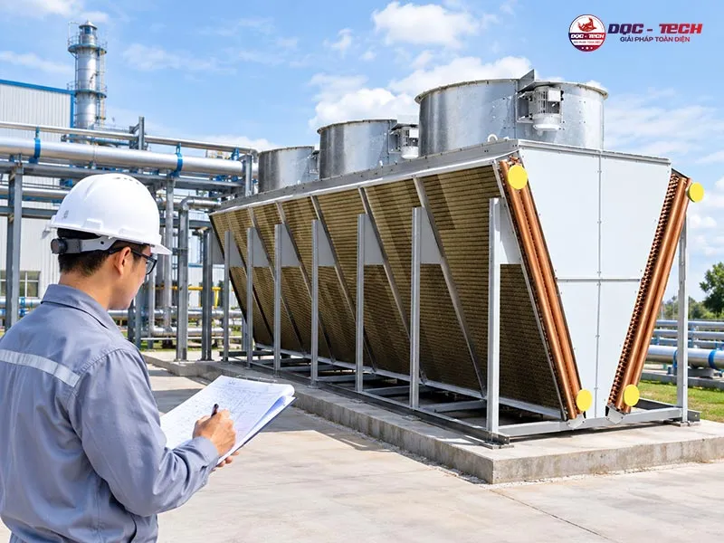 Chọn mua tháp giải nhiệt công nghiệp khô