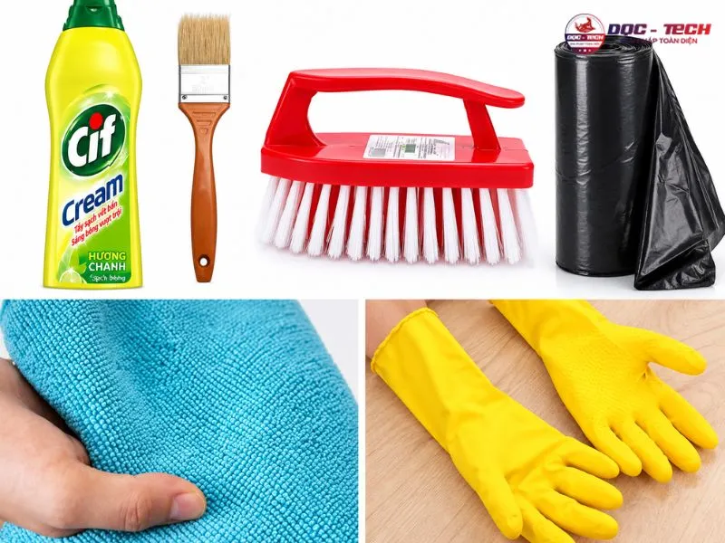 chuan-bi-dung-cu-ve-sinh-may-hut-bui.jpg Cần chuẩn bị đầy đủ dụng cụ vệ sinh trước khi dùng máy hút bụi