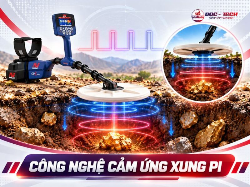 Công nghệ cảm ứng xung PI của máy dò vàng