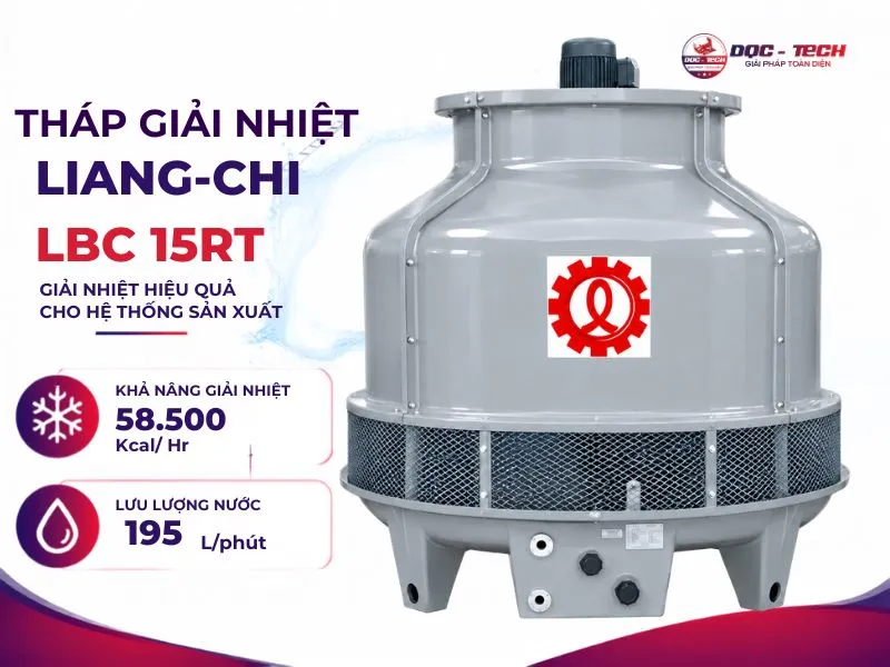 Thông số giải nhiệt của tháp làm mát Liang Chi LBC-15RT