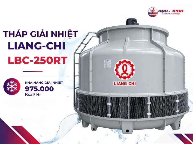 Khả năng làm mát của tháp hạ nhiệt Liang Chi LBC-250RT