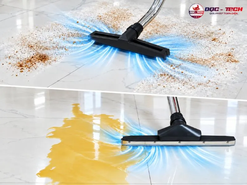 cong-suat-may-hut-bui-dqc-tech-f65l-hepa.jpg Máy hút bụi DQC Tech F65L HEPA tạo lực hút mạnh